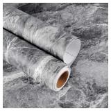 YENHOME 30"X200" GREY MARBLE CONTACT PAPER  COUNTE