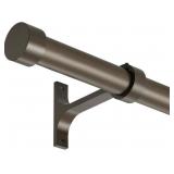 BRUSHED NICKEL CURTAIN RODS  48-86""