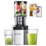 AMZCHEF HAND-FREE COLD PRESS JUICER - 5.2 INCH LAR