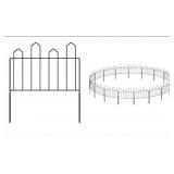 19.5 IN. H X 26 FT. L DECORATIVE GARDEN FENCE RUST