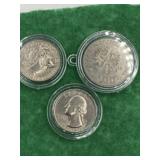 3 PCS COLLECTOR COIN LOT MINT