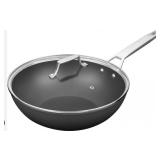 Msmk Non Stick Wok With Lid,12 Inch Induction