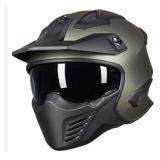 Ilm Open Face Motorcycle 3/4 Half Helmet Model