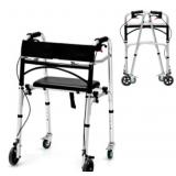 Goplus Walkers For Seniors, 4-in-1 Folding Walker