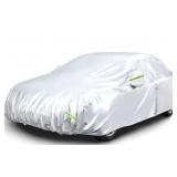 Silver Weatherproof Car Cover - Peva With Cotton,