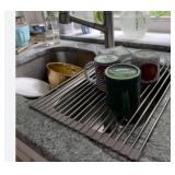 Ahyuan Over The Sink Roll Up Dish Drying Rack