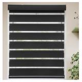 31x72 Black Zebra Blind