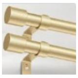 3 Pack Gold 48-84" Curtain Rods