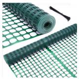 Plastic Garden Fence Animal Barrier, Ohuhu 4x100