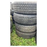 Set of 4 Bridgestone Dueler A/T tires 265/70R17