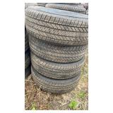 Set of 4 Bridgestone Alenza tires 225/65R17