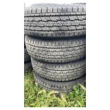 Set of 4 General Grabber HTS tires LT225/75R16