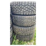 Set of 4 Goodyear Wrangler Territory MT tires