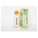 SHELL PLASTIC THERMOMETER WITH BOX - 7"