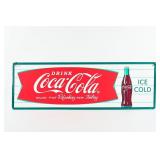 REPRODUCTION DRINK COCA-COLA FISHTAIL SST SIGN