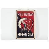 MODERN RED INDIAN MOTOR OILS SST SIGN