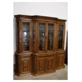 ARCESE BROTHERS 2 PIECE LIGHTED CHINA CABINET