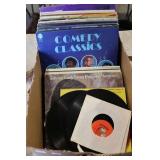 BOX OF ASSORTED 45 RPM & 78 RPM RECORDS