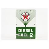 REPRODUCTION TEXACO DIESEL FUEL 2 SSP SIGN