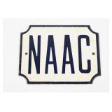NAAC PORCELAIN GRILLE BADGE