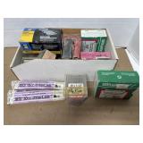 Assorted Hardware - Nails, Syringes, Brad Nails,