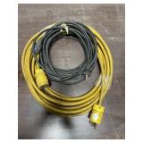 2 Extension Cords - Yellow & Black