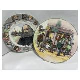 2 Royal Doulton Collector Plates - Shakespeare