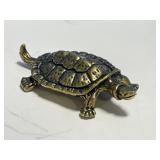 Tiny Brass Turtle