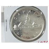 1955 Mint  Canadian Silver Dollar