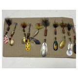 10 Fishing Lures - Spinners - Most are Mepps