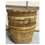 5 Bushel Baskets, 17x17x11 "