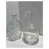 Glass Pitcher/Decanter and American Liberty Bottle