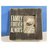 Photo Frame " Family Forever Always "