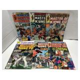 6 Marvel Master of Kung Fu Comics