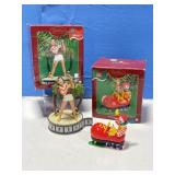 2 Carlton Cards Ornaments -Elvis and Ronald