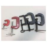 5 c clamps various sizes