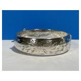 Burkhardt Sterling Silver Bangle Bracelet with