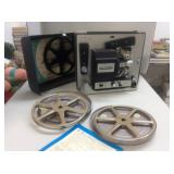 bell and howell autoload projectors, film reels