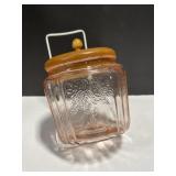 Mayfair Federal Glass 1934 Cookie Jar with