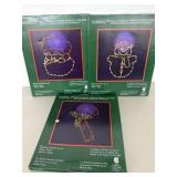 3 Light-up Christmas Silhouettes - Candy Cane,