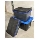 3 Storage Bins with Lids