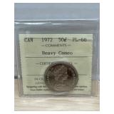 1972 Canadian 50 Cent Coin PL66 ICCS Certified