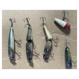 5 Vintage Fishing Lures