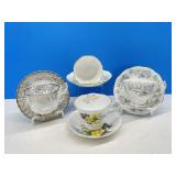 4 Royal Albert Teacups & Saucers