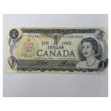 Bank of Canada One Dollar Bank Note - 1973.