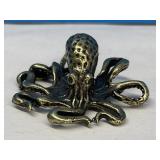 Miniature Brass Statue - Octopuss