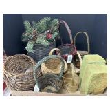 Wicker Baskets, Florist Sponge, Artificial