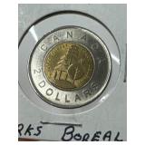 2011 Canadian Parks Boreal Toonie