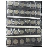 30 Canadian 5 Cent Coins 1954-1992