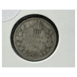 1931 Canadian Silver 10 Cent Coin